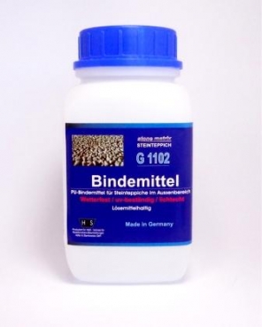 Polyurethan Bindemittel G 1102 für AUSSEN, 1,25 kg dosiert für 1x25 kg-Sack Marmorkiesel (2,86 EUR/100 g)